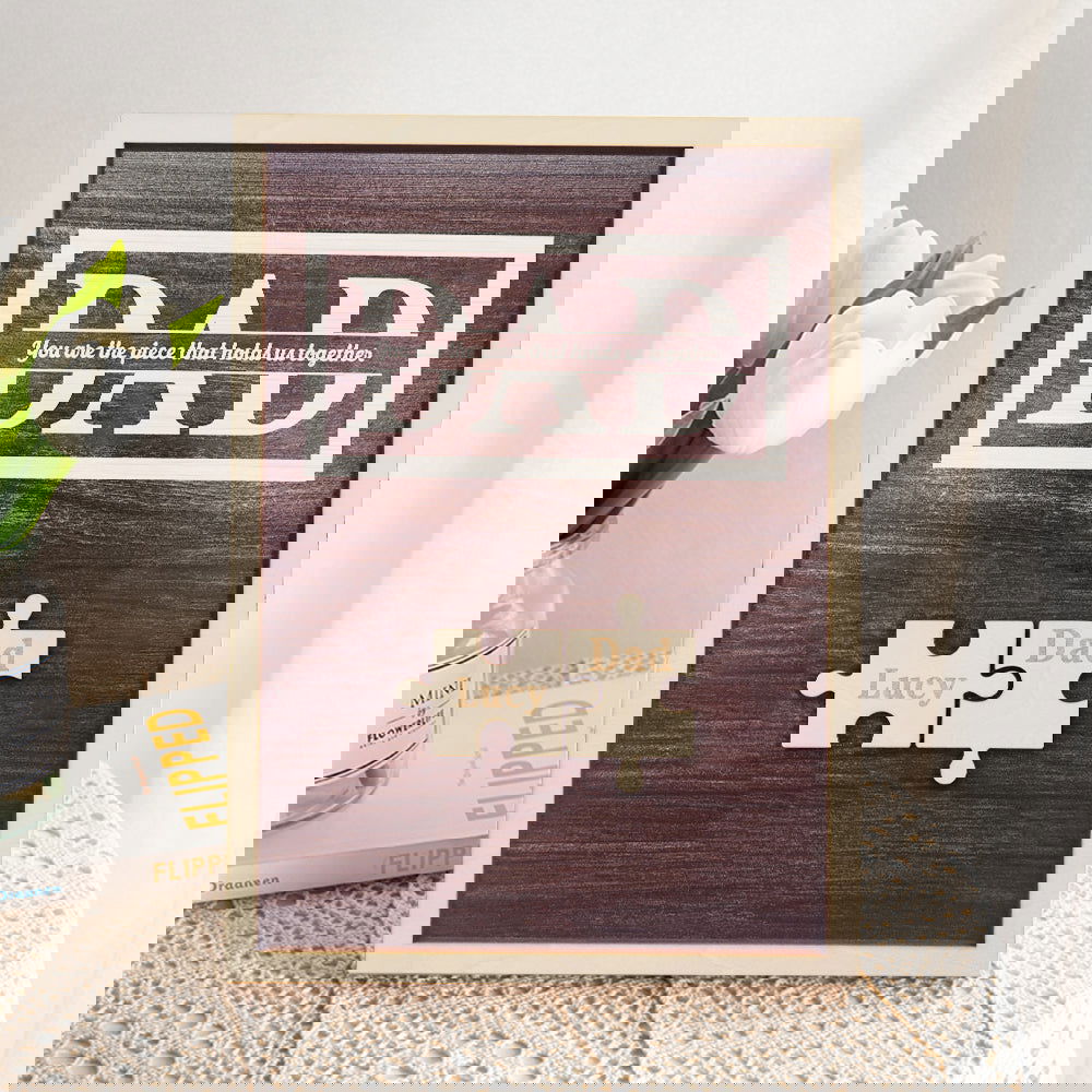 Personalized Dad Puzzle Plaque You Are the Piece That Holds Us Together Gifts for Dad - DigiVirt