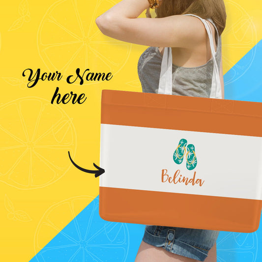 Personalized Double-Sided Tote Bag for Weddings Without Zipper - DigiVirt