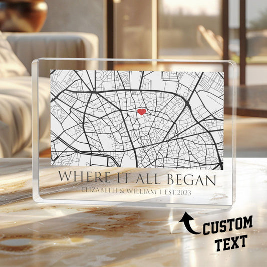 Personalized Engraved Acrylic Desk Decoration - Customizable Thick Display Piece - DigiVirt