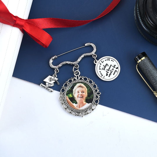 Personalized Graduation Cap Memorial Tassel Brooch Pin Grad Ceremony Sympathy Gift for Class of 2024 Graduates - DigiVirt