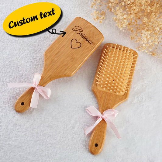 Personalized Hairbrush Custom Comb Wedding Bridesmaid Gift - DigiVirt