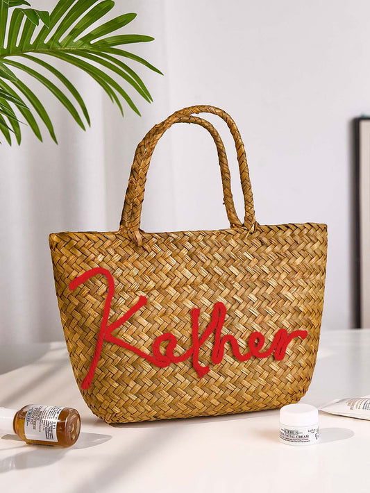 Personalized Handmade Bohemian Bucket Bag with Name Travel Beach Wedding Party Gift for Women - DigiVirt