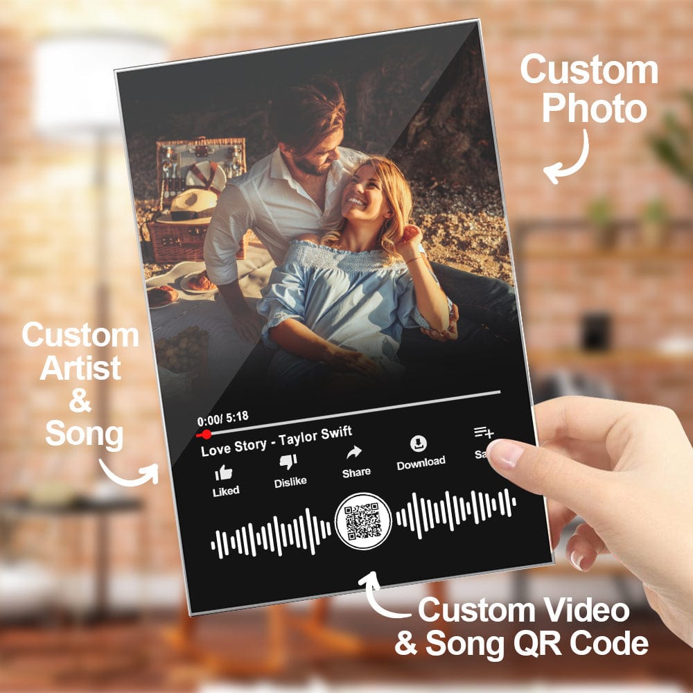 Personalized Music Plaques Photo Plaque Gifts for Couple - DigiVirt