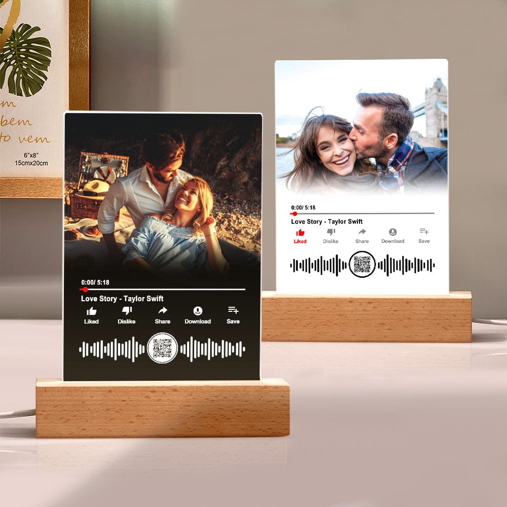 Personalized Music Plaques Photo Plaque Gifts for Couple - DigiVirt