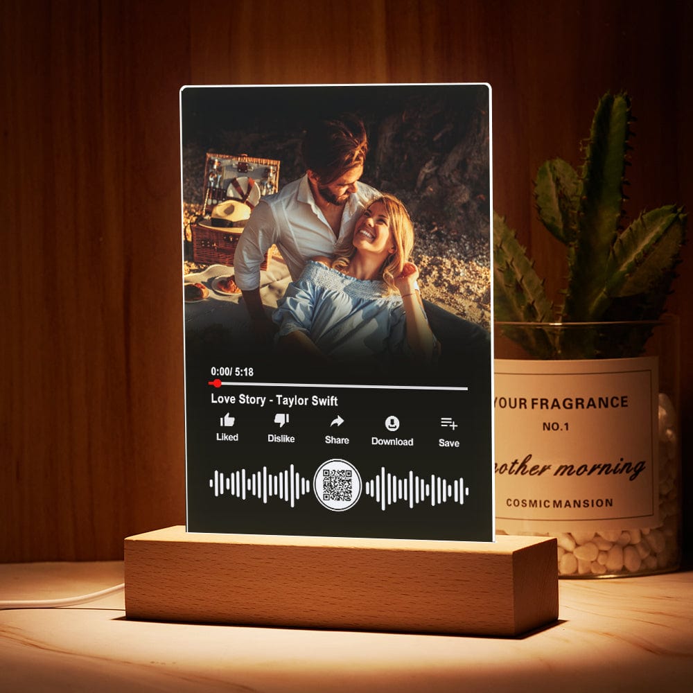 Personalized Music Plaques Photo Plaque Gifts for Couple - DigiVirt
