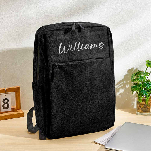 Personalized Name Backpack College School Computer Bag Gift for for Men or Women Fits 15.6 Inch Notebook Back to School Gift - DigiVirt