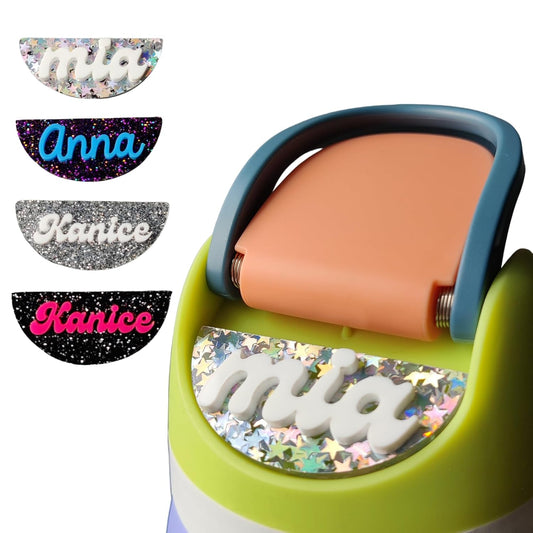 Personalized Name Plate for Owala Water Bottle 24oz 32oz 40oz,Custom Name Tag for Owala Freesip Topper,Owala Accessories as Ideal Gift for Kids - DigiVirt