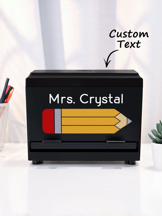 Personalized Pencil Dispenser with Name Pencil Cases Appreciation Gift for Teacher - DigiVirt