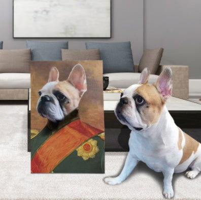 Personalized Pet Canvas Portrait Image Photo of Pet to Canvas Unique Gift Pet Lovers - DigiVirt