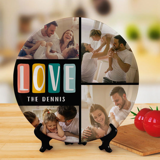 Personalized Photo Ceramics Decorative Plate - DigiVirt