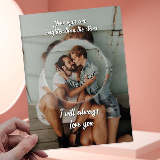 Personalized Photo Plaque Acrylic Glass Photo Plaque Gift For Lover - DigiVirt