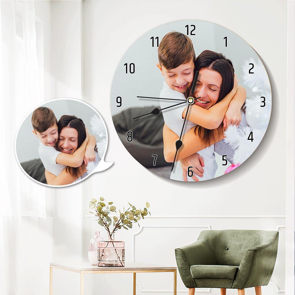 Personalized Round Wall Clock - DigiVirt