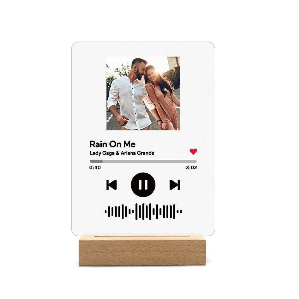 Personalized Scannable Music Code Acrylic Ornament - DigiVirt