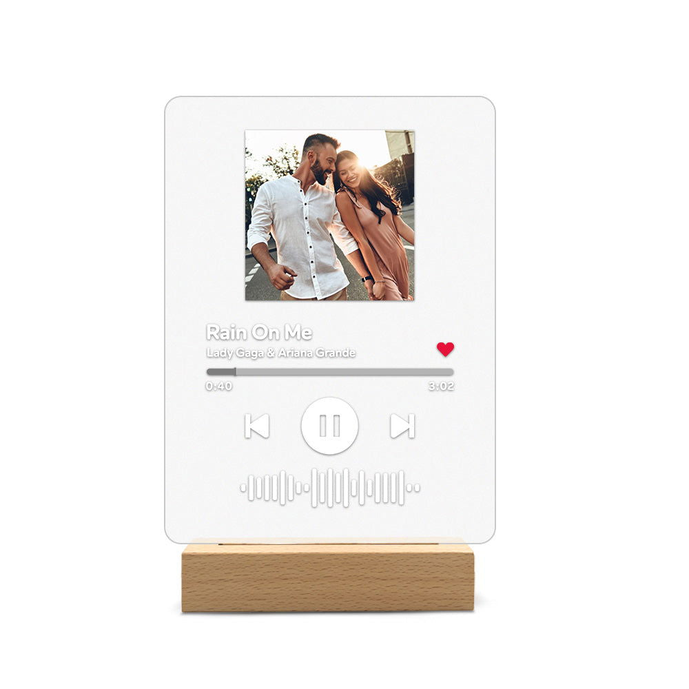 Personalized Scannable Music Code Acrylic Ornament - DigiVirt