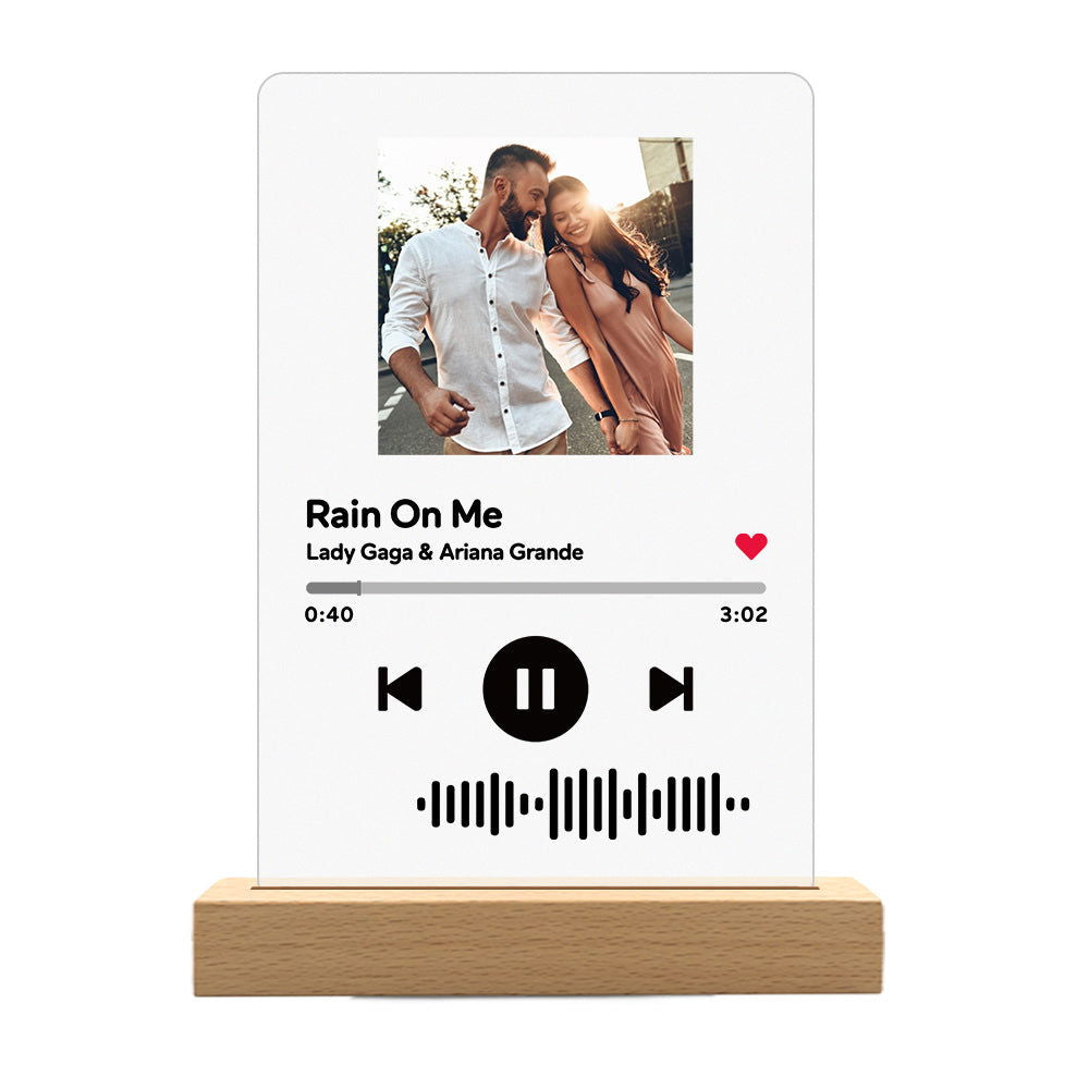 Personalized Scannable Music Code Acrylic Ornament - DigiVirt
