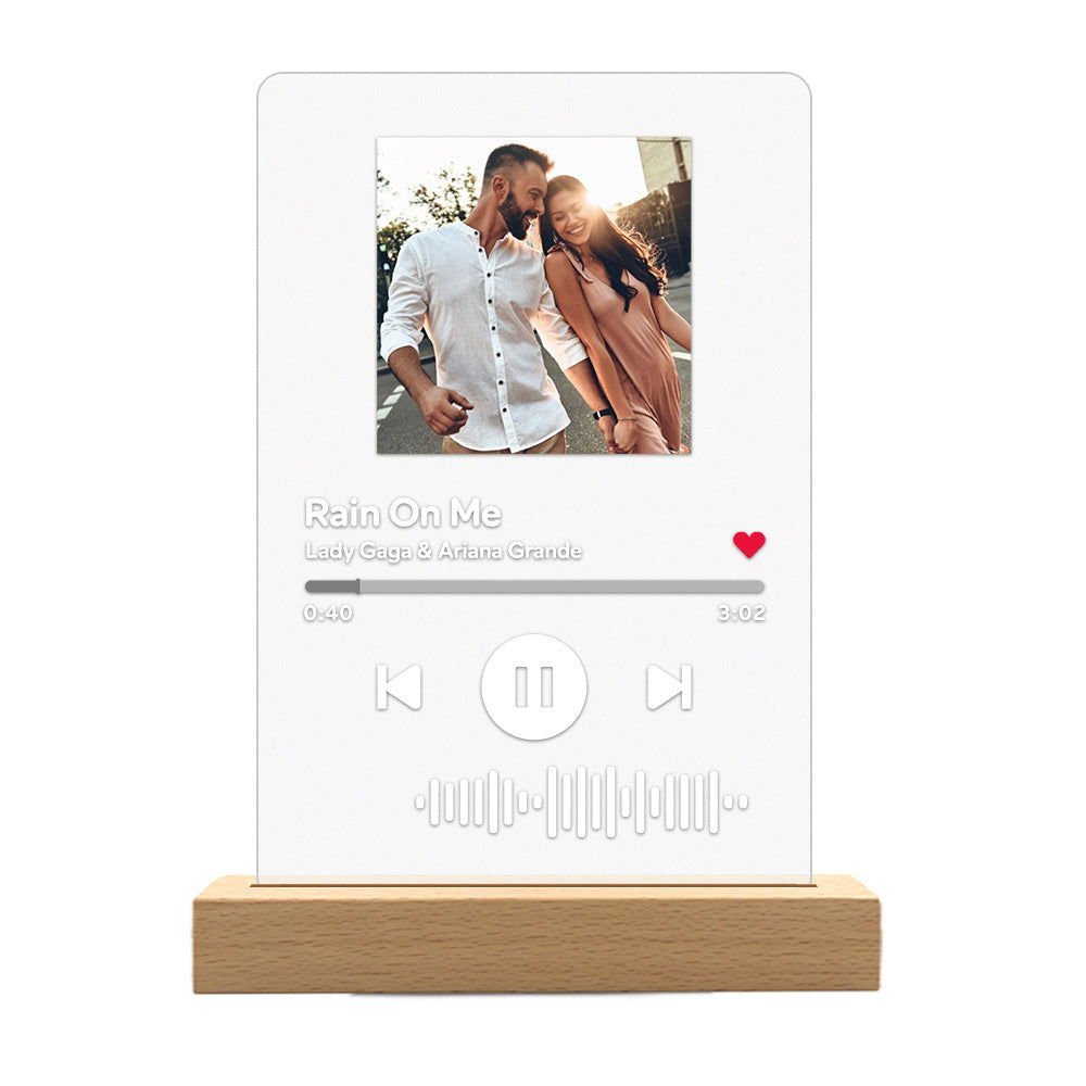 Personalized Scannable Music Code Acrylic Ornament - DigiVirt