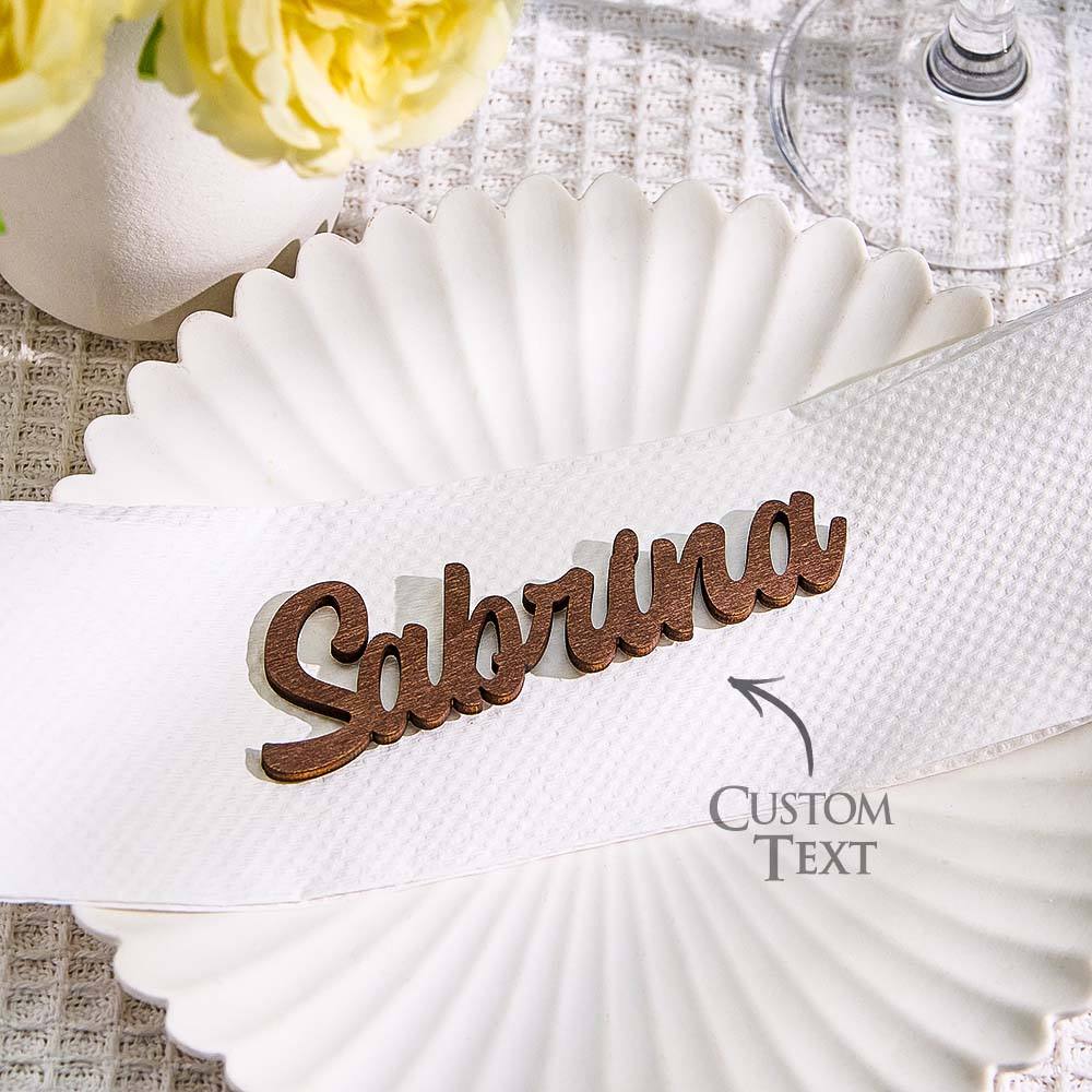Personalized Wedding Place Cards Table Names Custom Guest Names Table Decorations Gift for Wedding - DigiVirt