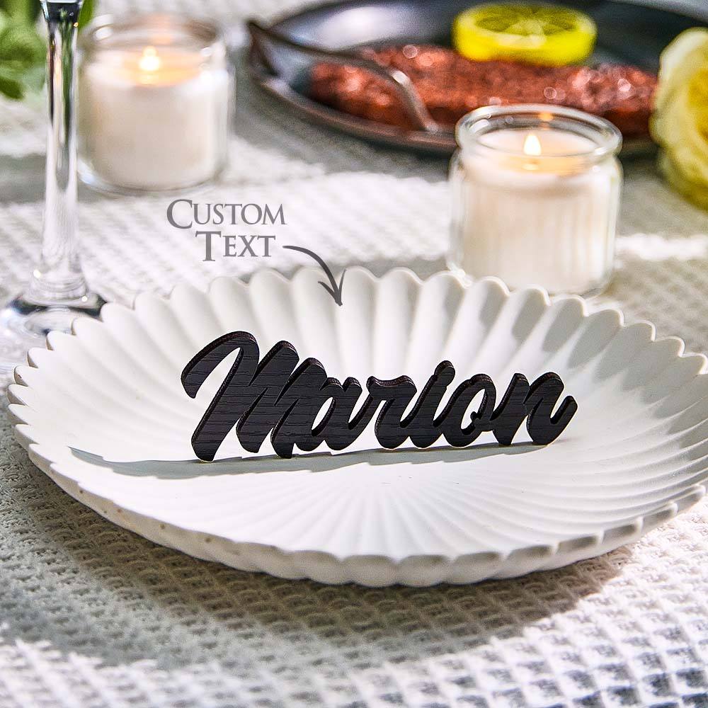 Personalized Wedding Place Cards Table Names Custom Guest Names Table Decorations Gift for Wedding - DigiVirt