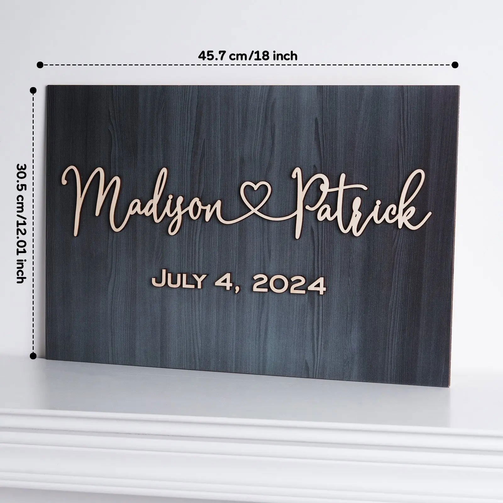 Personalized Wedding Sign Wedding Welcome Sign for Wedding Entrance - DigiVirt