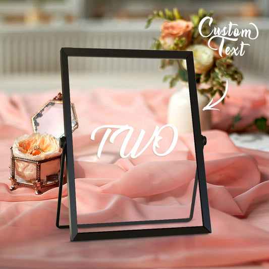 Personalized Wedding Table Numbers Modern Table Numbers Reception Table Numbers Gift for Wedding - DigiVirt