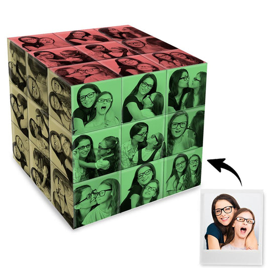Photo Frame Multi Filter Decoration Multiphoto Colorful Rubic's Cube Gift For Mother's Day - DigiVirt