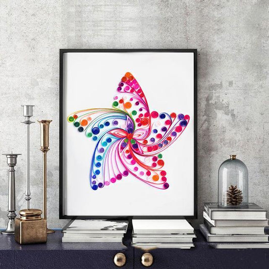 Quilted Paper Painting Creative Handmade Crafts - DigiVirt