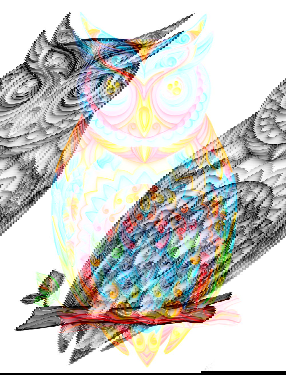Quilted Paper Painting Creative Handmade Crafts - DigiVirt