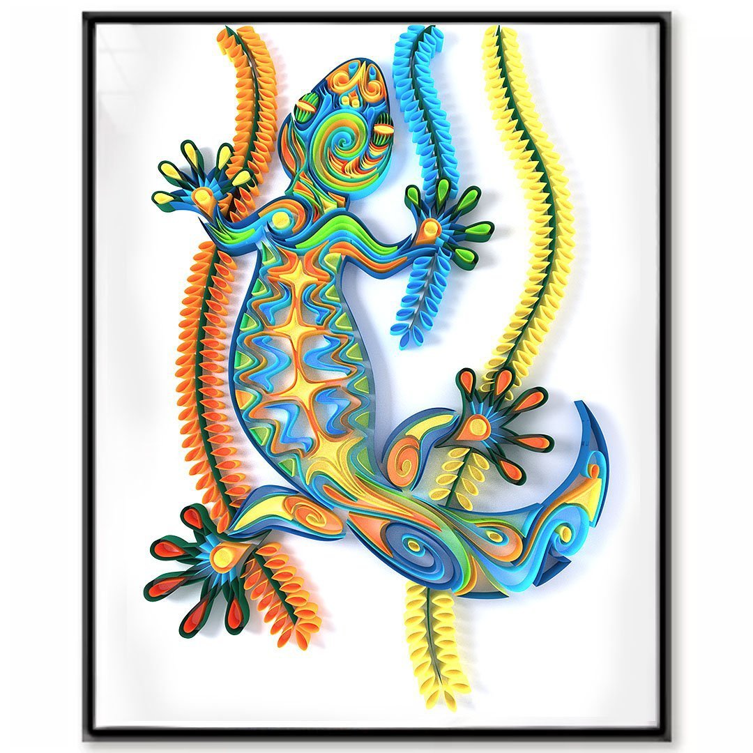 Quilted Paper Painting Creative Handmade Crafts - DigiVirt