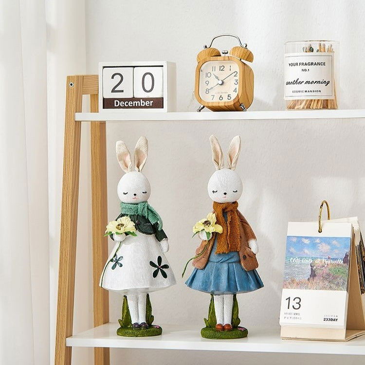 Rabbit Bunny Ornaments Birthday Gifts Girls Send Girlfriends and Sisters Meaningful Decorations Bedroom Girls High Color Value - DigiVirt