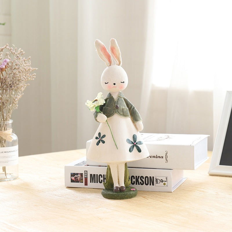 Rabbit Bunny Ornaments Birthday Gifts Girls Send Girlfriends and Sisters Meaningful Decorations Bedroom Girls High Color Value - DigiVirt