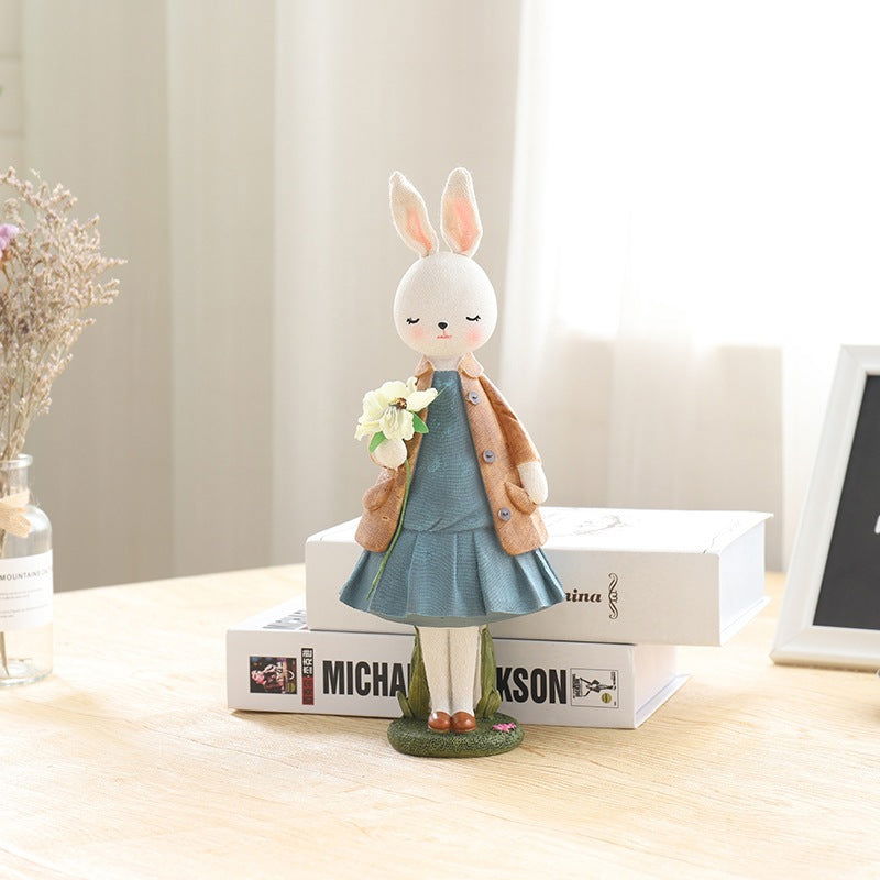 Rabbit Bunny Ornaments Birthday Gifts Girls Send Girlfriends and Sisters Meaningful Decorations Bedroom Girls High Color Value - DigiVirt