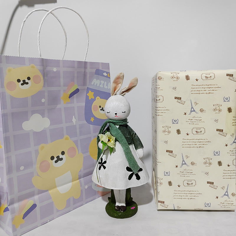 Rabbit Bunny Ornaments Birthday Gifts Girls Send Girlfriends and Sisters Meaningful Decorations Bedroom Girls High Color Value - DigiVirt