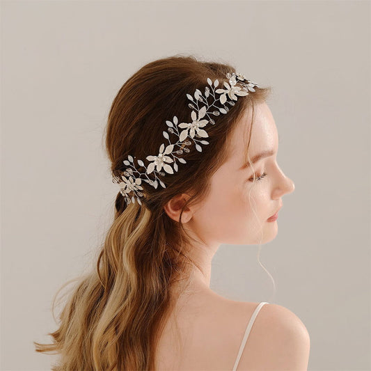 Rhinestone Hairpiece for Bride and Bridesmaid Wedding Accessory Vintage Boho - DigiVirt