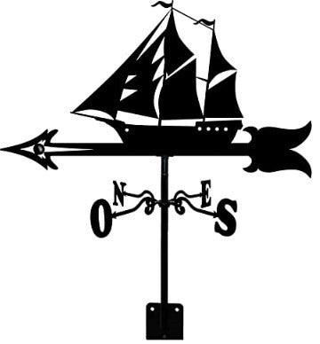 Sailing Fighter Cast Iron Weathervane - DigiVirt