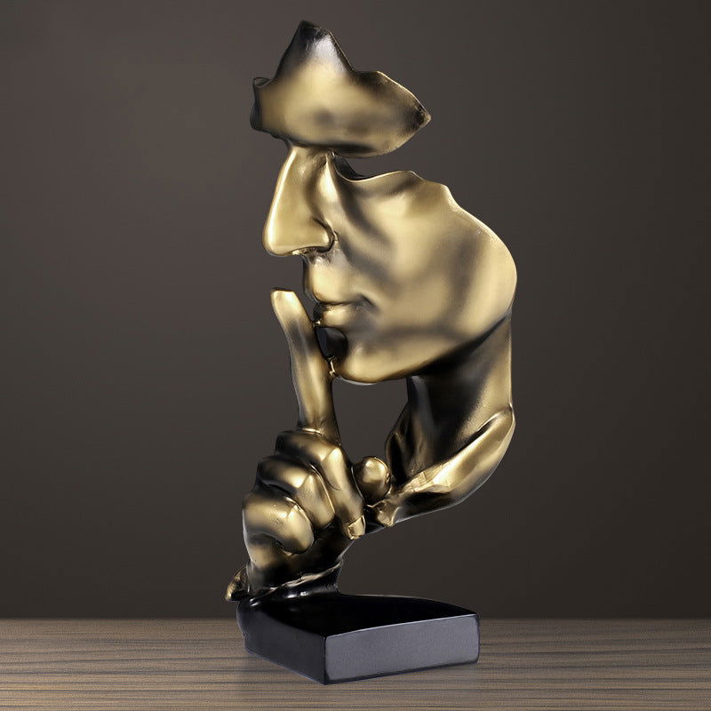 Silence is a gold ornaments office ornament - DigiVirt
