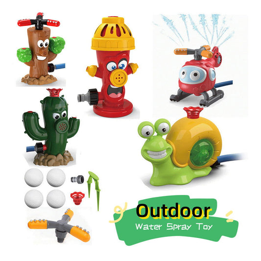 Sprinkler Outdoor Water Spray Toy Garden Water Toys Summer Yard Cartoon Splash Sprinkler Baby Bath Toy For Kids - DigiVirt