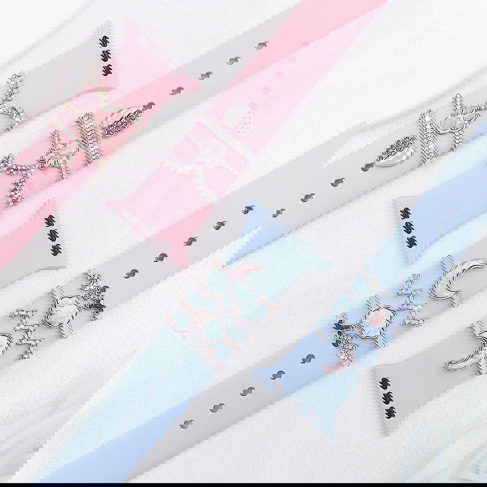 Suitable For Apple Watch Band Decorative Ring Apple Watch Universal Silicone Watch Band Decorative Ring Decorative Nail - DigiVirt