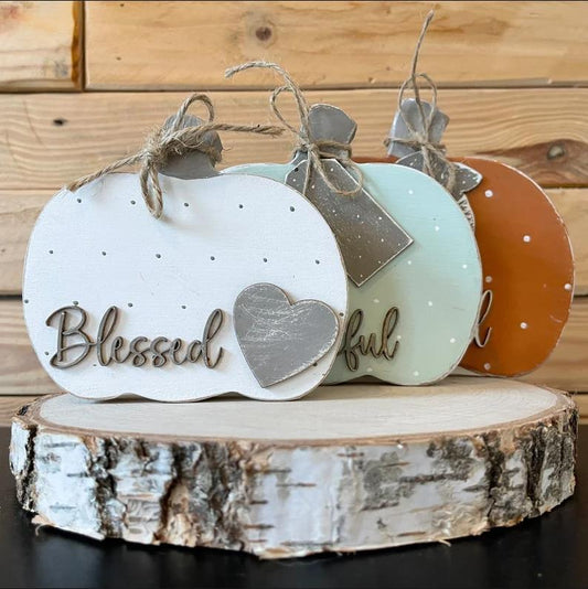Thanksgiving Pumpkin Desktop Wooden Ornaments Home Autumn Decoration Rustic Vintage Wooden Crafts Ornaments - DigiVirt