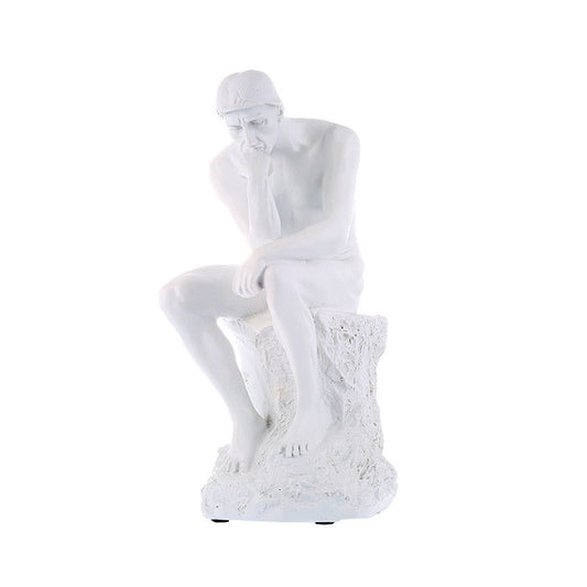 Thinker Sculpture Statue Thinker Art Bookshelf Decoration Creative Resin Decorations - DigiVirt