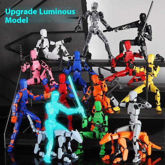 Trending Multi-Jointed Movable Shapeshift Robot 3D Printed Mannequin Dummy Action Model Doll Toy Kid Gift - DigiVirt