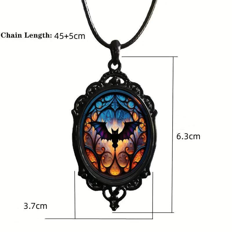 Vintage Gothic Halloween Pendant Necklace - DigiVirt