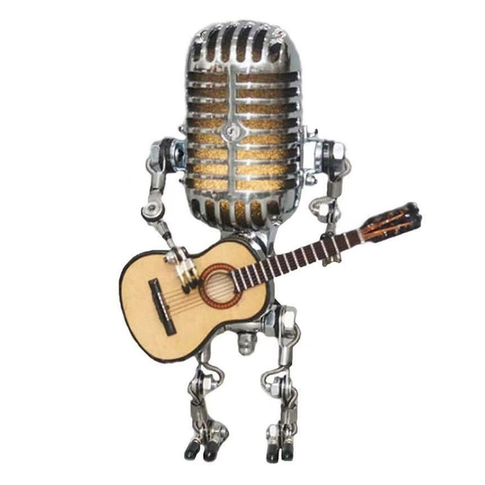 Vintage Old-Fashioned Microphone Table Lamp Microphone Robot Lamp Home Furnishings - DigiVirt