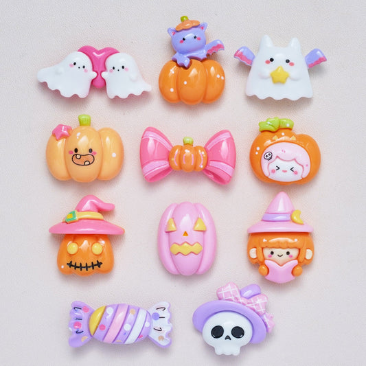 Wansheng Pumpkin New Cartoon Cream Glue Phone Case Bracelet Diy Jewelry Pendant Resin Accessories - DigiVirt