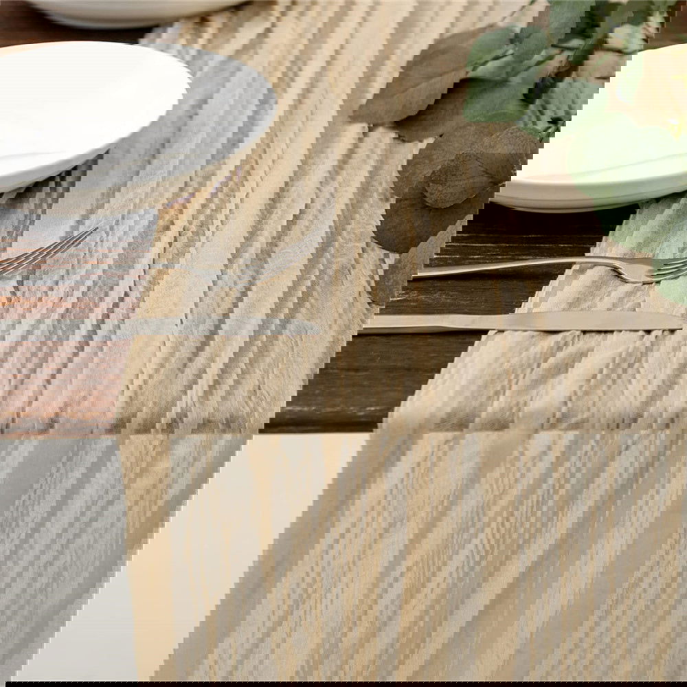 Wedding Gauze Table Runner Rustic Wedding Cheesecloth Runner Cotton Runner for Table Wedding Arch Ideas Bridal Shower Modern - DigiVirt