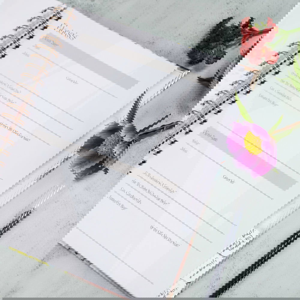 Wedding Planner Book Gift for Future Mrs Wedding Organizer Engagement Gift For Bride - DigiVirt