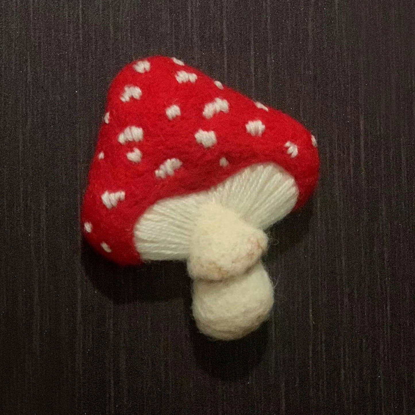 Whimsical Mushroom Fridge Magnets - Handcrafted Felt Decor - DigiVirt