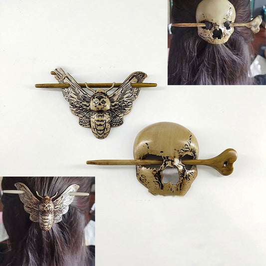 Women's Halloween Vintage Ornament Barrettes - DigiVirt