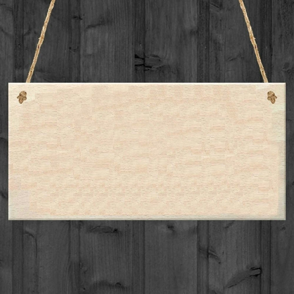 Wooden Crafts Door Plate Rectangular Logo Creative Decorative Plate Home Pendant - DigiVirt